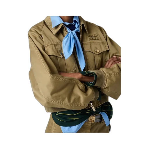 Garment-Dyed Cotton Satin Bomber Jacket