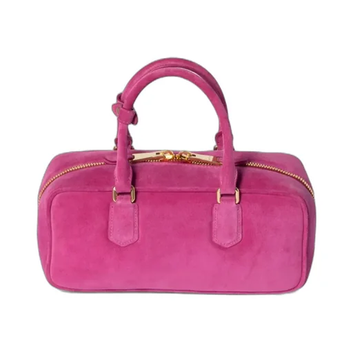 Miu Miu Arcadie Logo Embossed Tote Bag