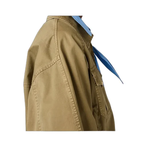 Garment-Dyed Cotton Satin Bomber Jacket