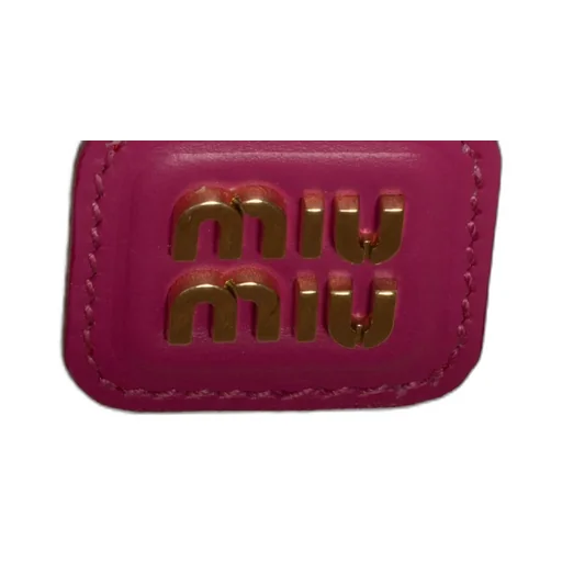 Miu Miu Arcadie Logo Embossed Tote Bag