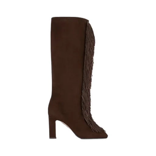 Aquazzura Gytane Fringe Detailed Boots