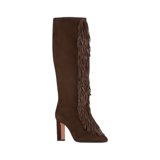Aquazzura Gytane Fringe Detailed Boots
