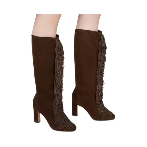 Aquazzura Gytane Fringe Detailed Boots