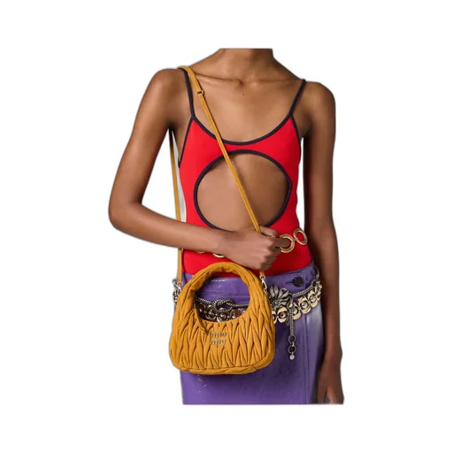 Wander Matelassé Suede Bag