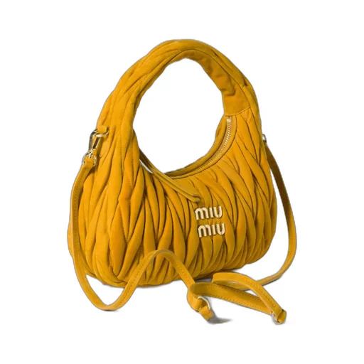 Wander Matelassé Suede Bag