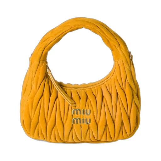 Wander Matelassé Suede Bag