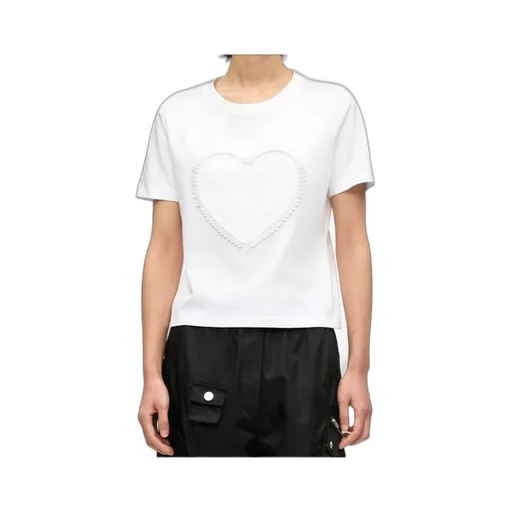 Ganni T-Shirt With Embroidered Logo
