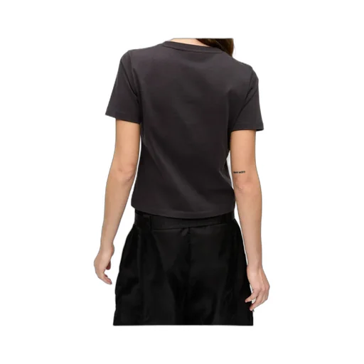 Ganni T-Shirt With Embroidered Logo