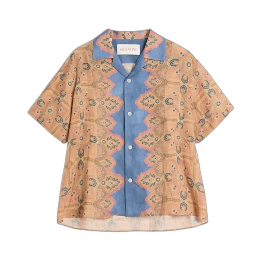 Valentino All-Over Patterned Button-Up Shirt