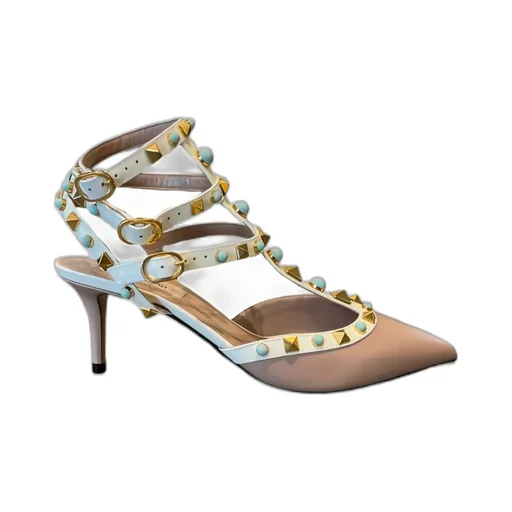 Pointed High-Heeled Sandals