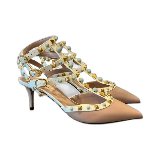 Pointed High-Heeled Sandals