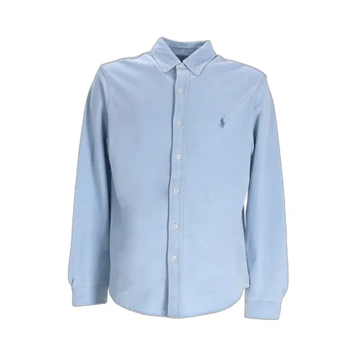 Long-Sleeve Embroidered-Logo Shirt