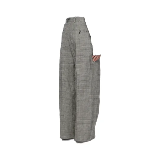Vetements Checked Straight-Leg Trousers