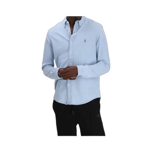 Long-Sleeve Embroidered-Logo Shirt