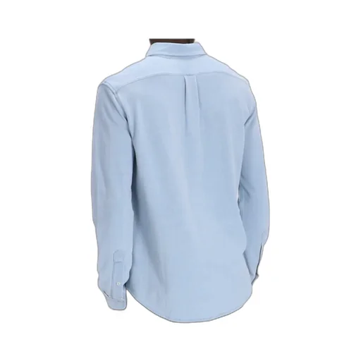 Long-Sleeve Embroidered-Logo Shirt