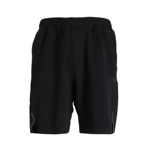 Elasticated-Waistband Track Shorts
