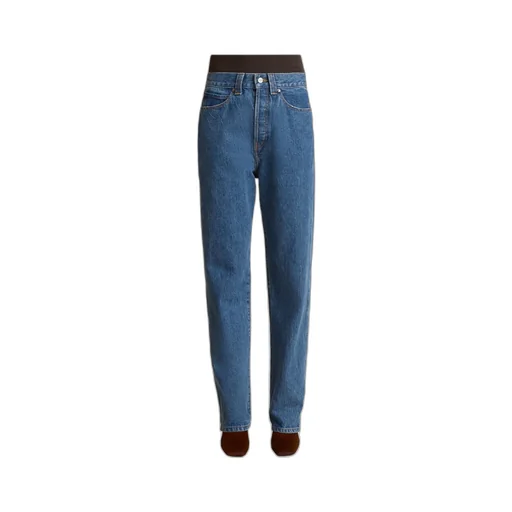 Khaite Corben Straight-Leg Jeans