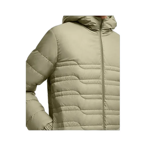 Aleso Hooded Geometric-Quilted Short Down Jacket