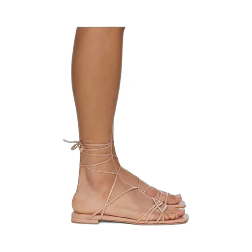 Square Toe Flat Sandals