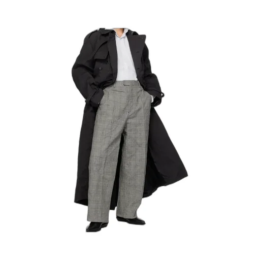 Vetements Checked Straight-Leg Trousers