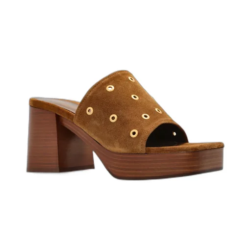 Gianvito Rossi Studded Platform Mules