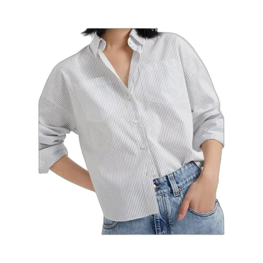 Striped Poplin Shirt