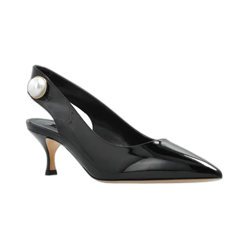 Casadei Pearl Embellished Slingback Pumps
