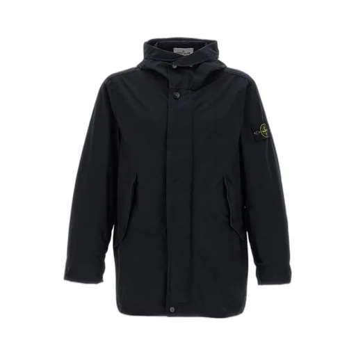 Stone Island Logo Patch Hooded Jacket