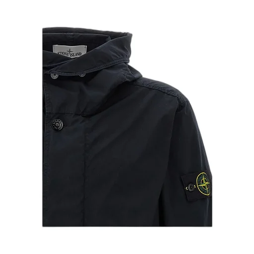 Stone Island Logo Patch Hooded Jacket