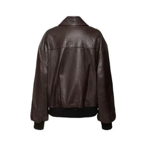 Shelman Leather Bomber Jacket
