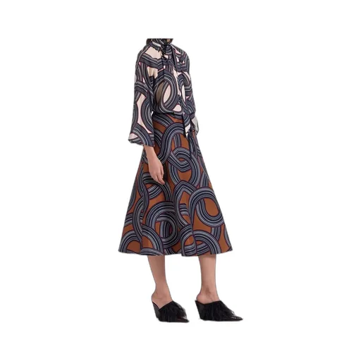 Jacquard Midi Skirt