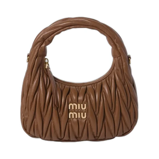 Wander Matelassé Nappa Leather Hobo Bag