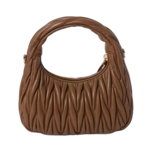 Wander Matelassé Nappa Leather Hobo Bag
