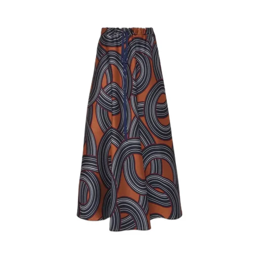 Jacquard Midi Skirt