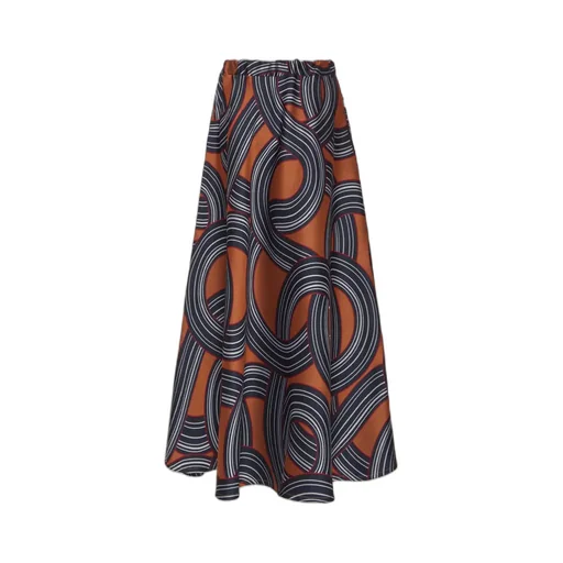 Jacquard Midi Skirt