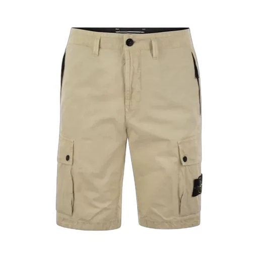 Stone Island Compass Patch Bermuda Shorts