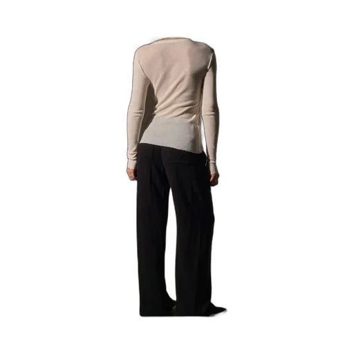 Long-Sleeve Ribbed Sweater