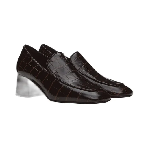 55Mm Block-Heel Pumps