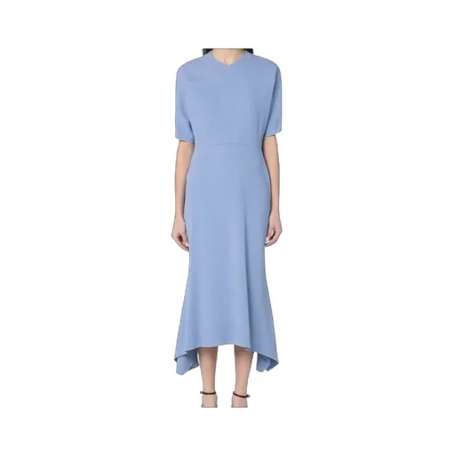 Short-Sleeve Midi Dress