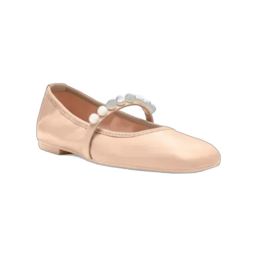 Square-Toed Ballet Shoes