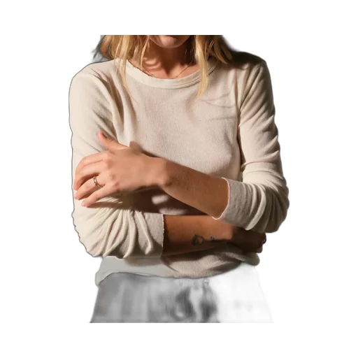 Long-Sleeve Ribbed Sweater