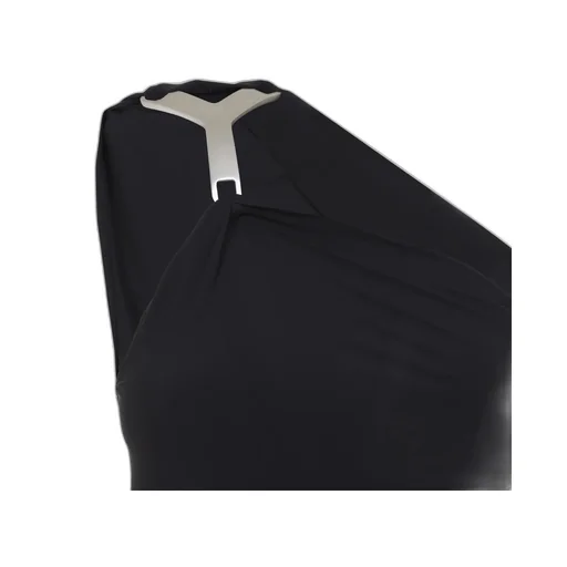Rick Owens One-Shoulder Stretched Swimsuit