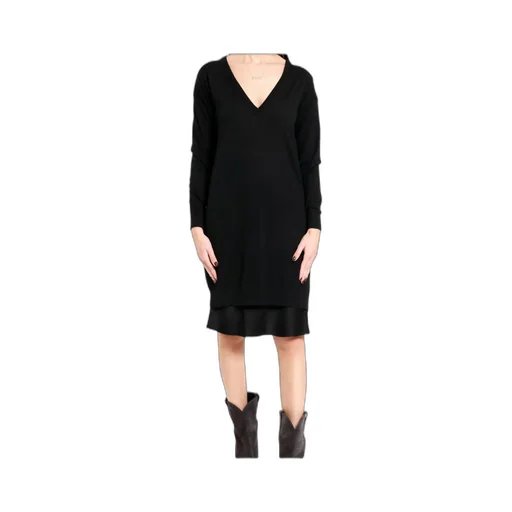 V-Neck Long Sleeve Dress