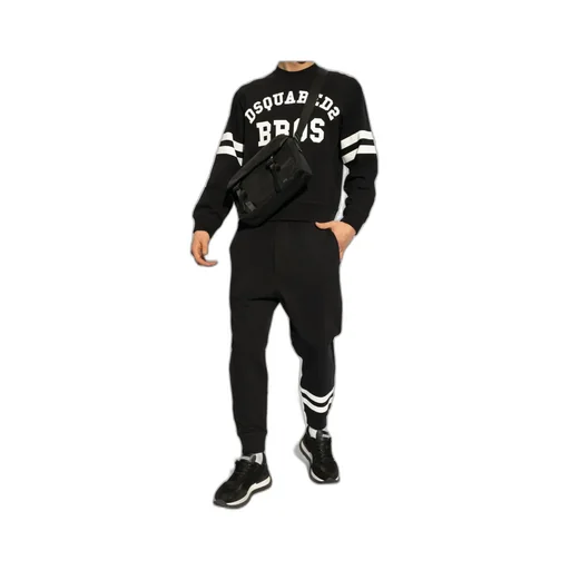 Dsquared2 Logo Printed Striped Track Trousers