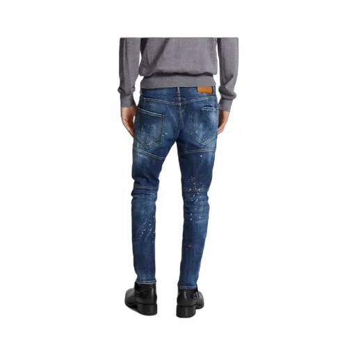 Dsquared2 Paint Splatter Distressed Skinny Jeans