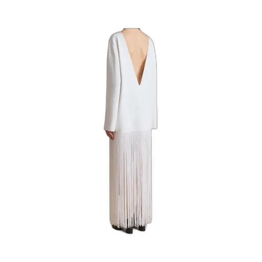 Khaite Paley V-Back Maxi Dress