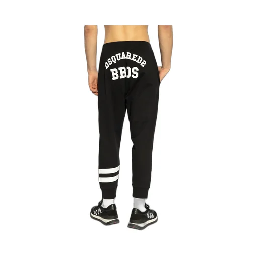 Dsquared2 Logo Printed Striped Track Trousers
