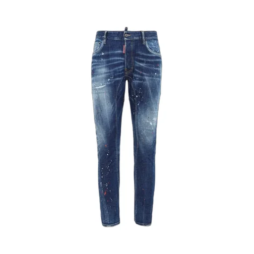 Dsquared2 Paint Splatter Distressed Skinny Jeans
