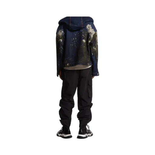 Dsquared2 Logo Printed Tapered Cargo Trousers