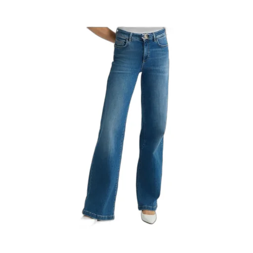 Liu Jo Belted Flared Jeans